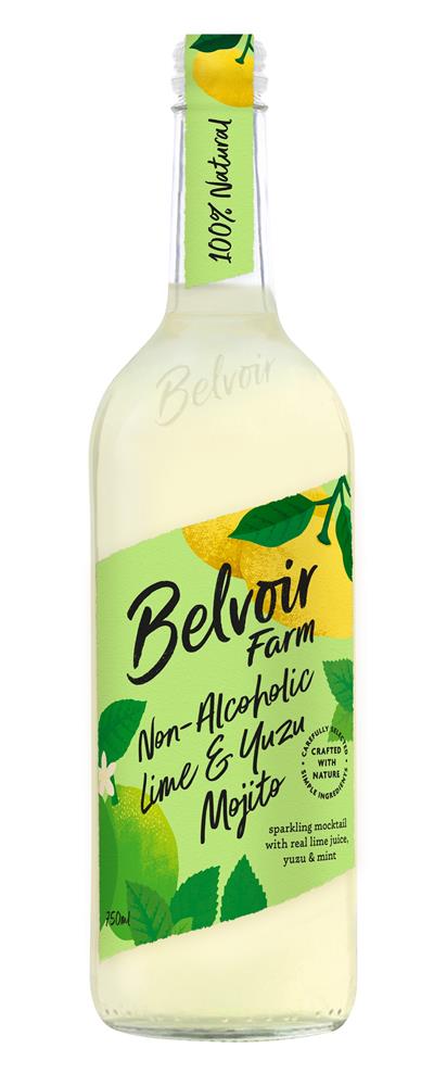 Belvoir Farm Non-Alcoholic Lime & Yuzu Mojito 750ml - Greenlands Health Store