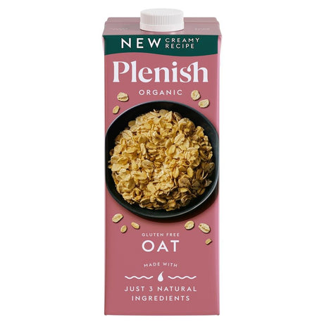 Plenish Organic Gluten - Free Oat Milk 1 Litre - Greenlands Health Store