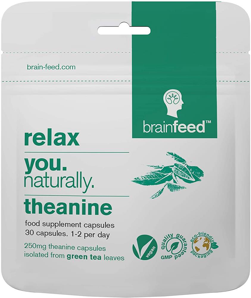 Relax - Natural Theanine 250mg Caps x30 - Greenlands Health Store