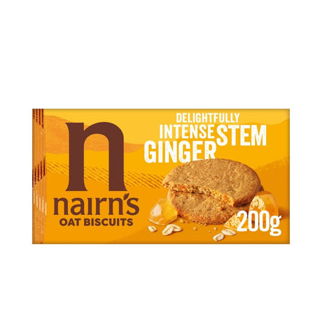 Oats and Stem Ginger Biscuit 200g - Greenlands Health Store