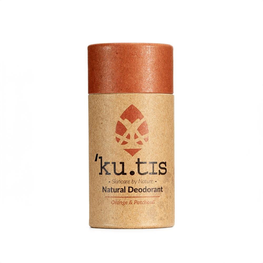 Plastic Free Natural Beeswax Orange & Patchouli Deodorant 55g - Greenlands Health Store