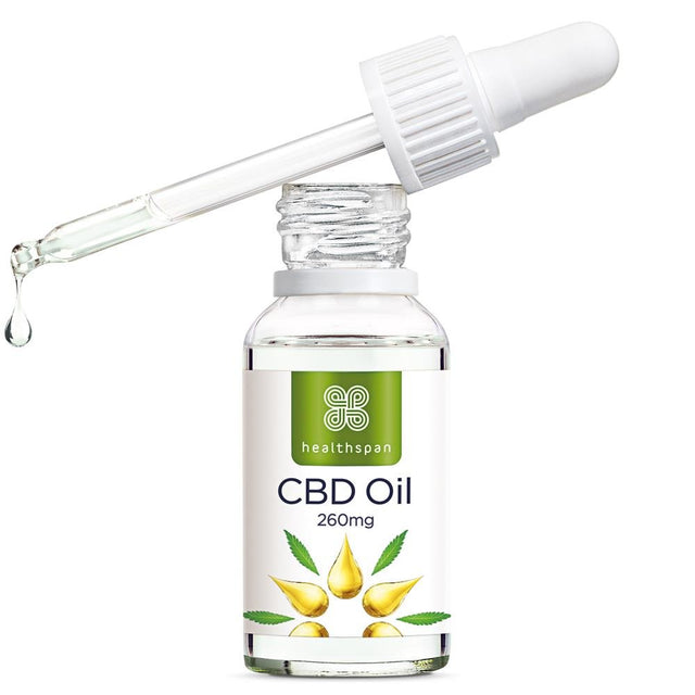 CBD Oil Drops 260mg 10ml - Greenlands Health Store