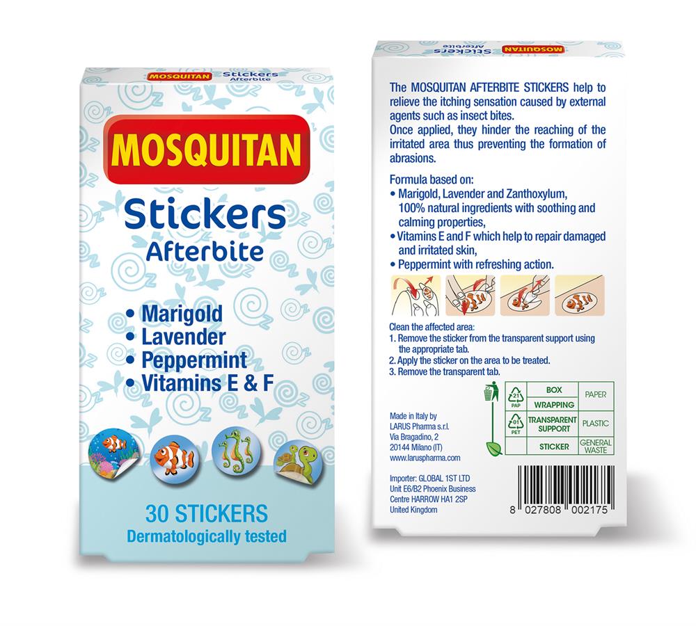 Mosquitan Afterbite Stickers - 30 Patches - Greenlands Health Store