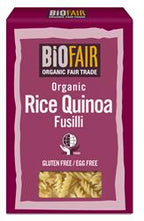 Organic Rice Quinoa Fusilli Pasta Fair Trade 250g - Greenlands Health Store