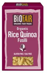 Organic Rice Quinoa Fusilli Pasta Fair Trade 250g - Greenlands Health Store