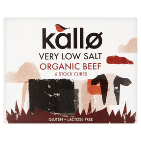 Organic Beef Stock Cubes Very Low Salt 48g - Greenlands Health Store