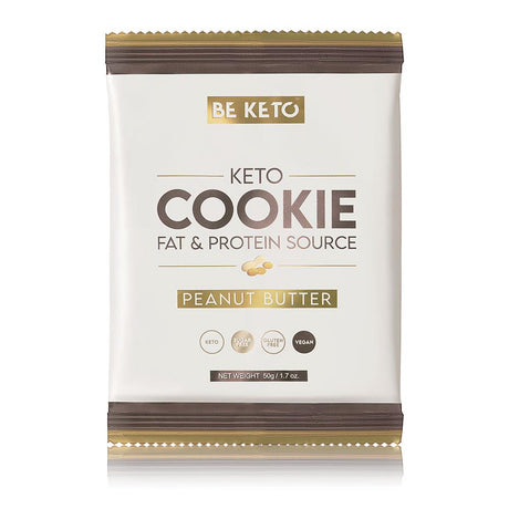 BeKeto - Keto Cookie Peanut Butter 50g - Greenlands Health Store