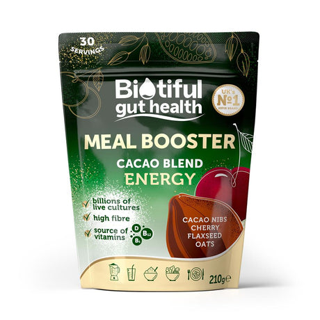 Biotiful Meal Booster Blend Cacao Energy 210g - Greenlands Health Store