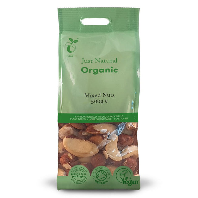 Organic Mixed Nuts 500g - Greenlands Health Store