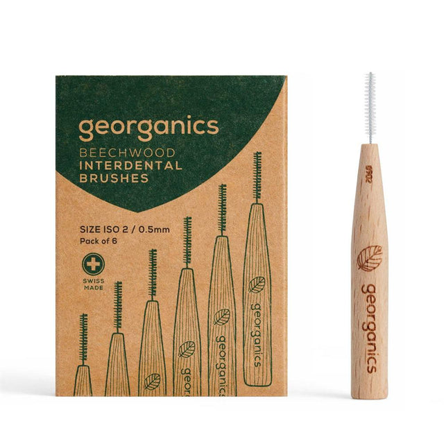 Beechwood Interdental Brush - 0.5mm - Greenlands Health Store