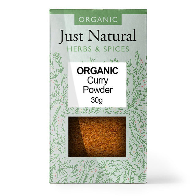 Organic Curry Powder (Box) 30g - Greenlands Health Store