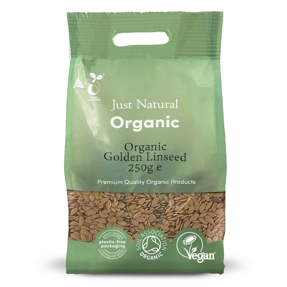 Organic Golden Linseed 250g - Greenlands Health Store