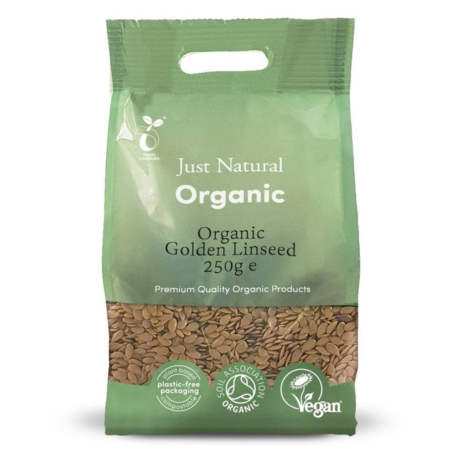 Organic Golden Linseed 250g - Greenlands Health Store