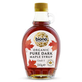 Biona Organic Pure Maple Syrup Dark Grade A 330g - Greenlands Health Store