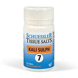 No 7 Kali Sulph Tissue Salts 125 Tabs - Greenlands Health Store