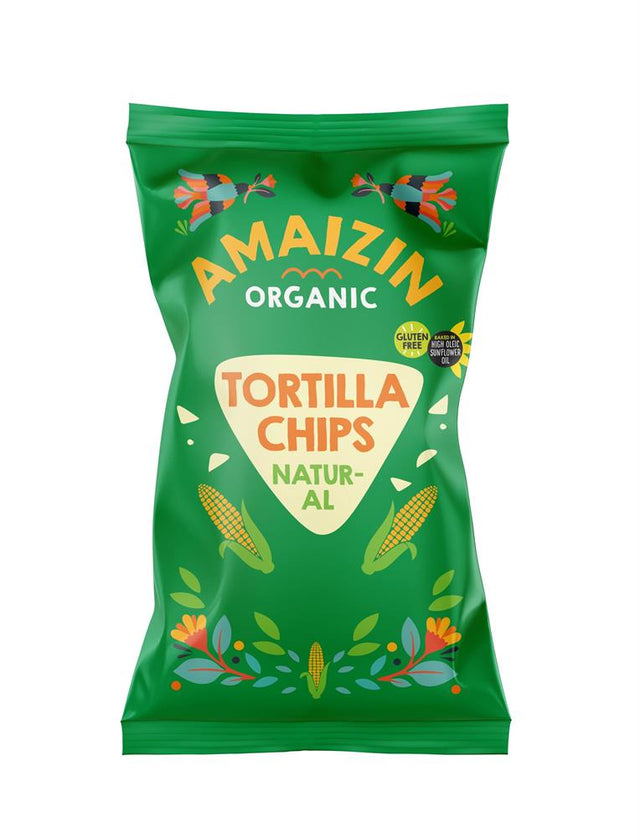 Natural Corn Chips- Family - Organic - 150g Bag - Greenlands Health Store