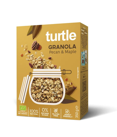 Turtle Organic Granola Pecan & Maple 350g - Greenlands Health Store