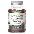Lion's Mane 2000mg Berry 60 Vegan Gummies - Greenlands Health Store