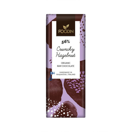 Organic Raw Chocolate Crunch Hazelnut 54% - Greenlands Health Store
