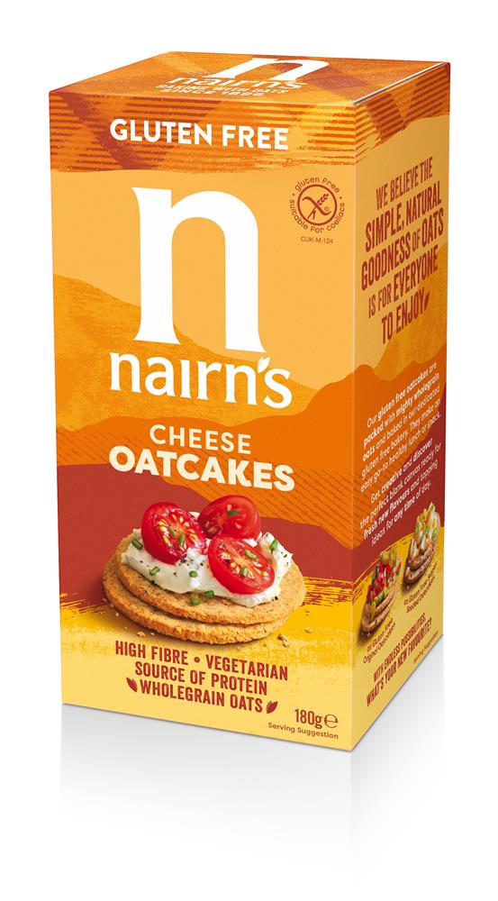 Gluten Free Cheese Oatcake 180G - Greenlands Health Store