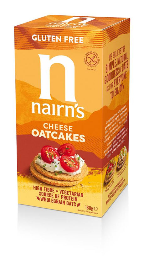 Gluten Free Cheese Oatcake 180G - Greenlands Health Store
