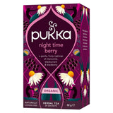 Pukka Night Time Berry Organic Herbal Tea x 20 sachets - Greenlands Health Store