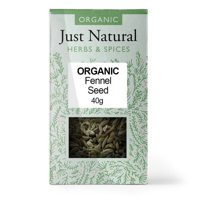 Organic Fennel Seed (Box) 40g - Greenlands Health Store
