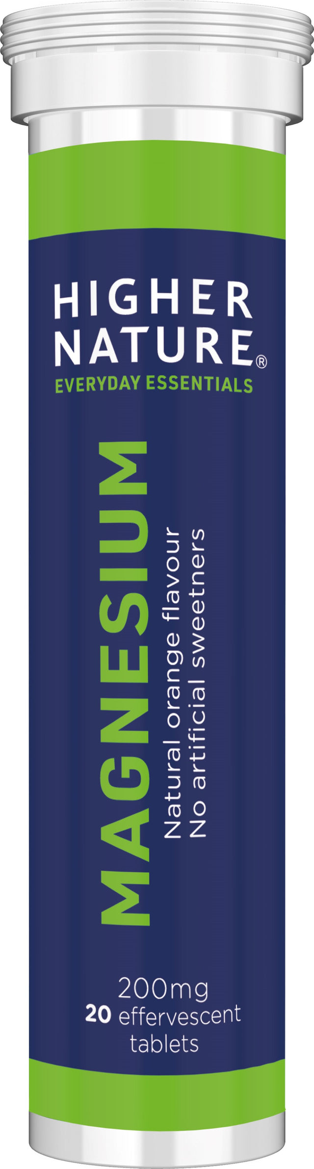 Higher Nature - Magnesium Effervescent 20 Tablets - Greenlands Health Store