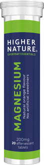 Higher Nature - Magnesium Effervescent 20 Tablets - Greenlands Health Store