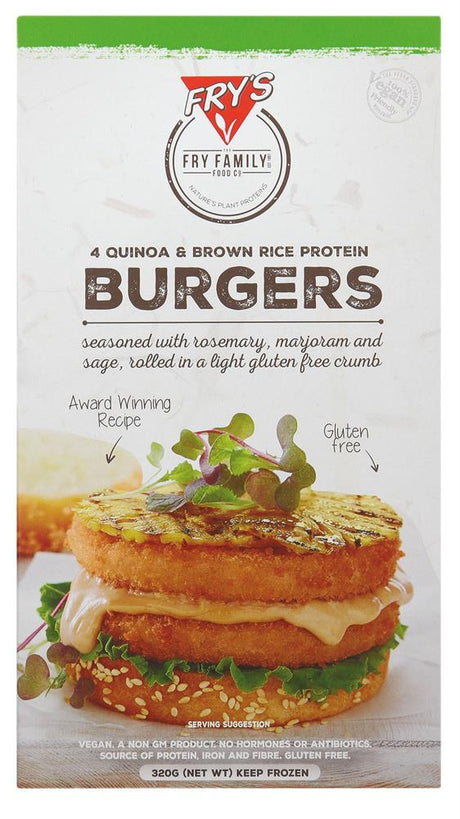 Rice Protein & Quinoa Burger 320g - Greenlands Health Store
