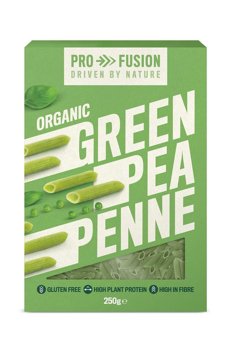 Organic Green Pea Penne 250g - Greenlands Health Store