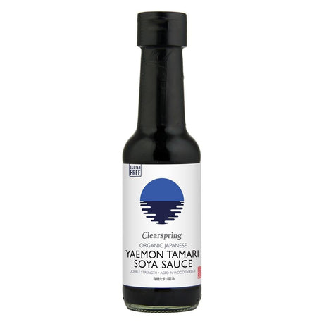 Organic Japanese Yaemon Tamari Soya Sauce - Double Strength 150ml - Greenlands Health Store