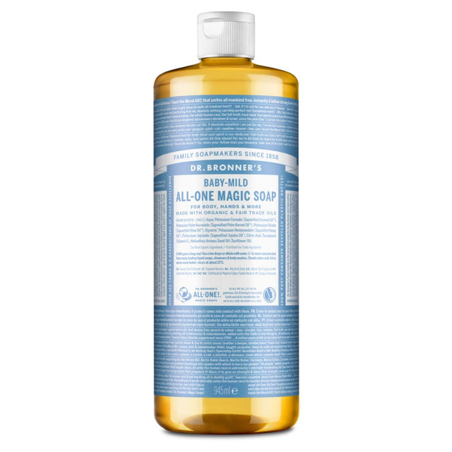 Org Baby - Mild Castile Liquid Soap 946ml - Greenlands Health Store