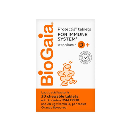 BioGaia Protectis Vitamin D3 20ug Tablets 30's - Greenlands Health Store