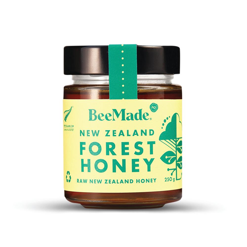 BeeMade Harvest New Zealand Forest Honey 250g - Greenlands Health Store
