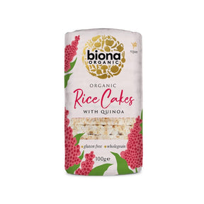 Organic Rice Cakes with Quinoa 100g - Greenlands Health Store