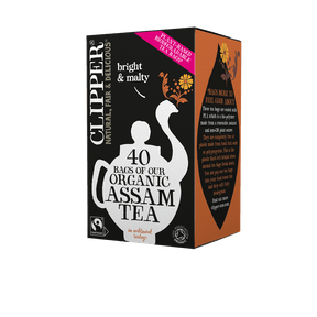 Clipper Organic Fairtrade Assam Tea 40 bags - Greenlands Health Store