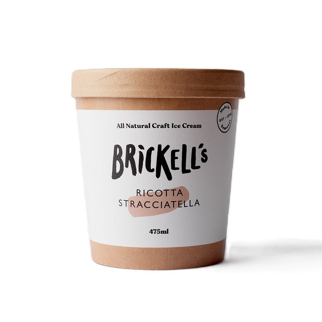 Ricotta Stracciatella Ice Cream 475ml - Greenlands Health Store