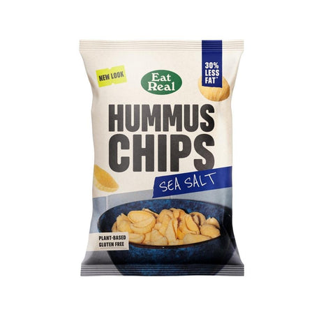 Eat Real Hummus Chips Sea Salt 110g - Greenlands Health Store