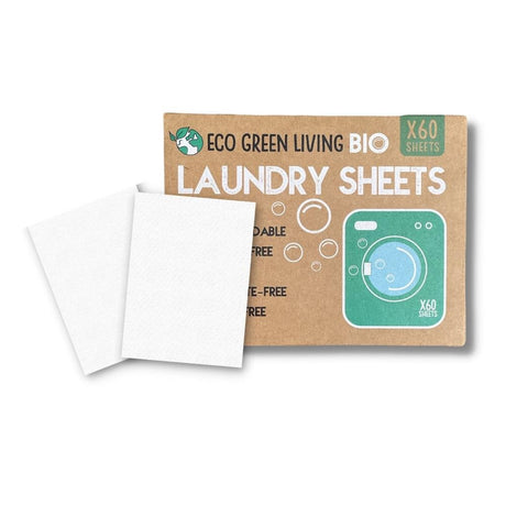 Laundry Detergent Sheets x 60 (Fragrance - Free) Eco Green Living - Greenlands Health Store
