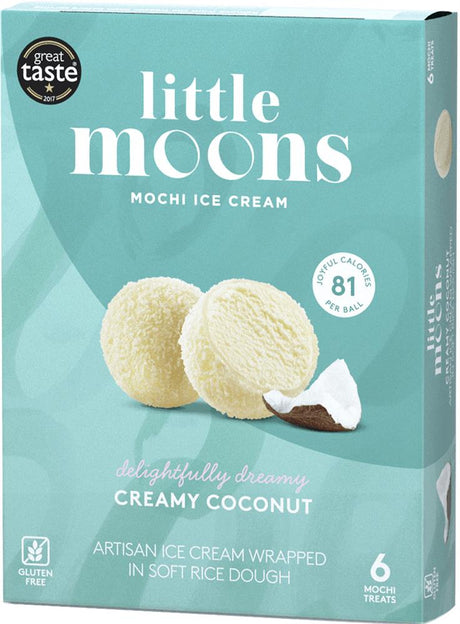 Creamy Coconut Mochi Ice Creams 6 Pack 192g - Greenlands Health Store
