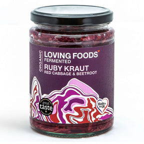 Organic Ruby Sauerkraut 475g - Greenlands Health Store