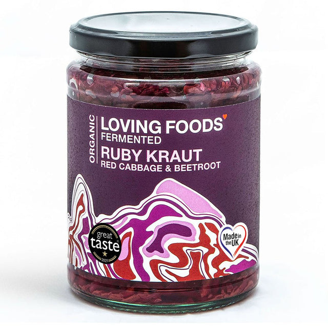 Organic Ruby Sauerkraut 475g - Greenlands Health Store