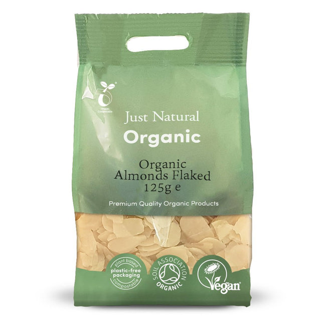 Organic Almonds Flaked 125g - Greenlands Health Store
