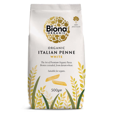 Organic White Penne Pasta 500g - Greenlands Health Store