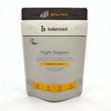 Night Support 30 Veggie Caps - Refill Pouch - Greenlands Health Store