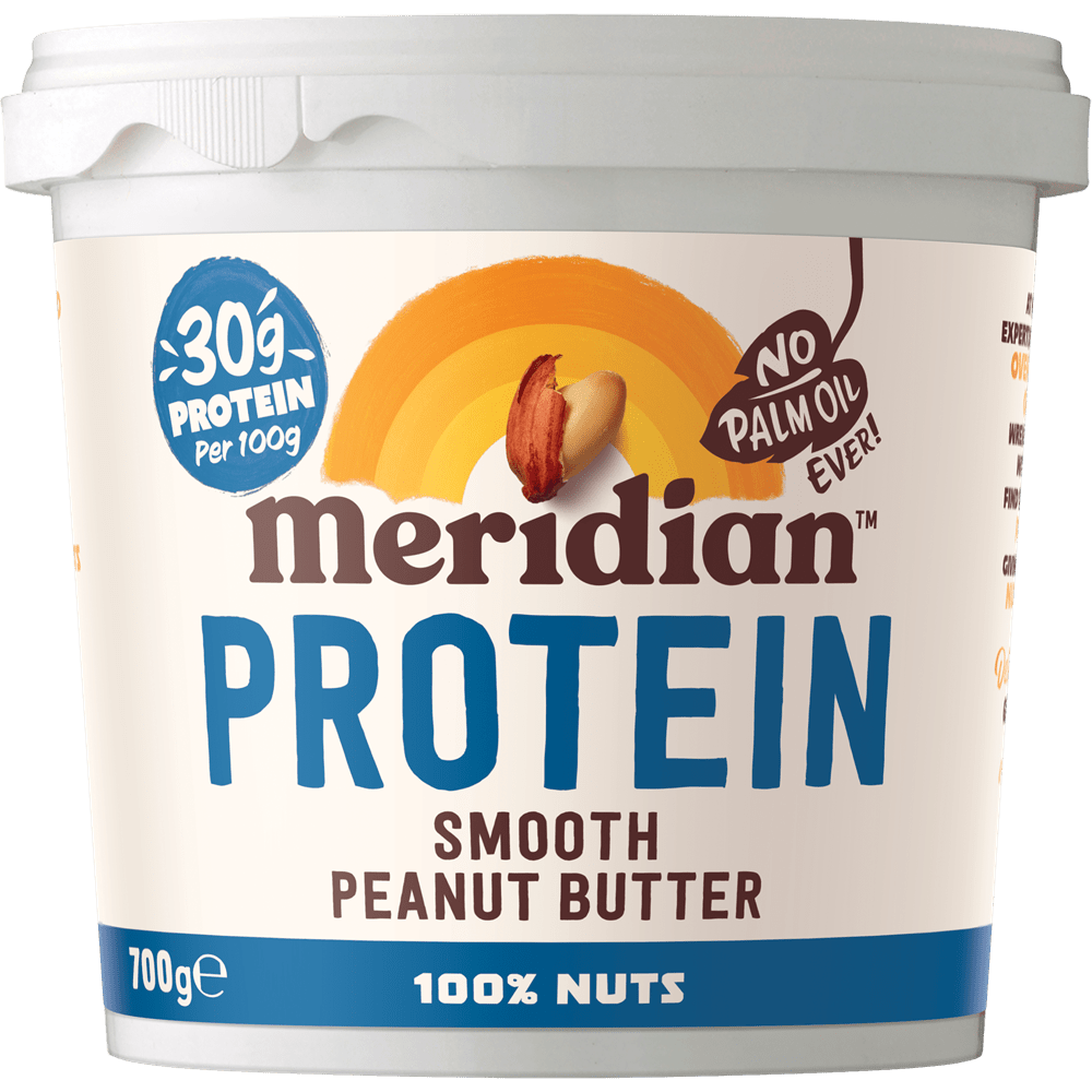 Meridian Protein Smooth Peanut Butter 100% 700g - Greenlands Health Store