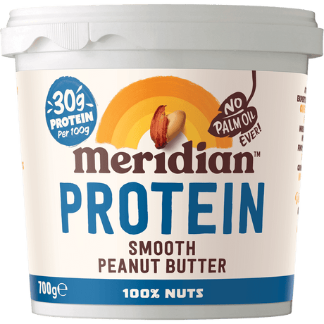 Meridian Protein Smooth Peanut Butter 100% 700g - Greenlands Health Store