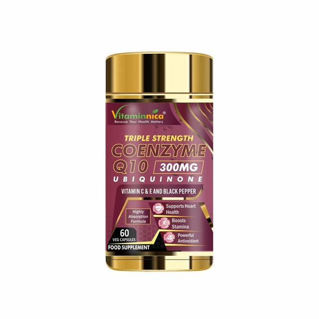 Vitaminnica CoQ10 300mg 60 capsules - Greenlands Health Store