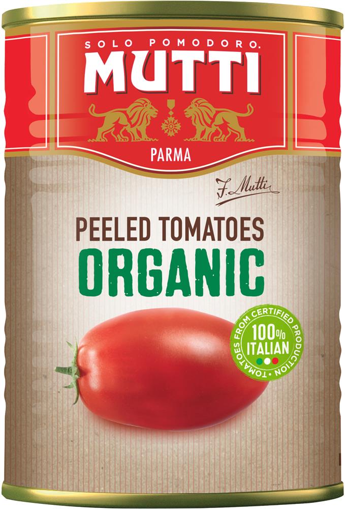 Mutti Organic Peeled Tomatoes 400g - Greenlands Health Store